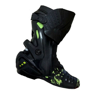Men Motocross <b>Boots</b> Leather Motorbike Riding Shoes Breathable Quick Dry Custom Logo OEM Wholesale Off Road Racing <b>Boots</b> - Product Image 6