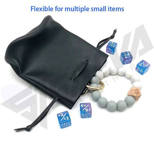 customized leather <b>dice</b> pouch for DND <b>dice</b> games in high class leather in very cheap prices - Product Image 3