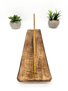 Support à encens élégant en bois naturel avec cendrier, à prix abordable, pour Agarbatti et méditation, par M/S SHAAD HANDICRAFTS - Product Image 6