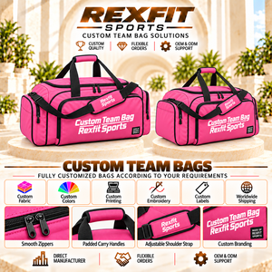Bolsa de deporte resistente con diseño personalizado para equipos, gran capacidad para zapatos y correa de hombro acolchada, venta al por mayor. - Product Image 5