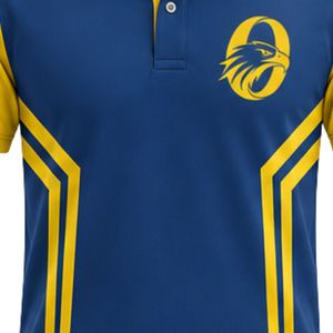 Men's Blue Yellow Sublimation Cricket Set Jersey and Pants Short Sleeve Team Sports Uniform Outdoor Game Wear <b>Athletic</b> - Product Image 6