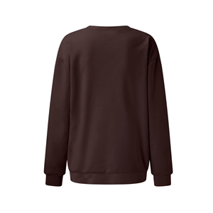 Sudadera Personalizada para Mujer con Cuello Redondo, Fabricante OEM ODM, Sudadera Premium para Dama, Venta al Por Mayor, Marca Privada, Fábrica de Ropa de Moda - Product Image 6