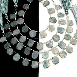 Cuentas naturales de BIO silimanita con forma de rebanada suave de 11x9 a 13x11 MM, hebra de piedras preciosas de 6 pulgadas para lote al por mayor, fabricación de joyas - Product Image 3