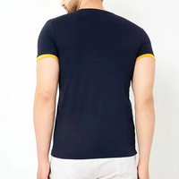 T-shirt décontracté pour homme de qualité supérieure, 100% coton, respirant, coupe ample, confortable, motif uni, prix abordable