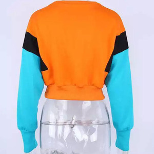 Hoodies courts pour femmes, style streetwear automne/hiver, 100% coton, respirants, séchage rapide, doublés, manches longues, personnalisables à l'avant - Product Image 5