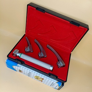 LAPA-733073-7-1 Laryngoscope integral Macintosh Fiber Optic 3 Blade 0-1-2 Set Child Handle Premium Quality Autoclavable Box Pack - Product Image 5