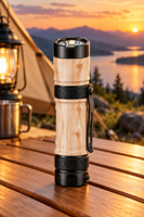 Film hydrographique à grain de bois naturel pour enceintes Bluetooth et lanternes de camping personnalisées