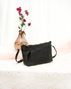 Woman <b>Sling</b> and <b>Shoulder</b> Meera Bag with Premium Synthetic Leather and Zipper Closure for Daily Life Shopping & Outdoor Use - Product Image 1