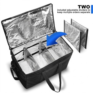 Insulated Cooler <b>Bag</b> Large Capacity Waterproof Foldable Eco-Friendly Outdoor Activities Picnic <b>Lunch</b> <b>Tote</b> Modern Classic Zipper - Product Image 4
