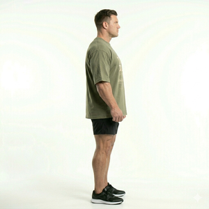 Camiseta Personalizada de Marca Privada, Transpirable, Unisex, Talla Grande, 240 GSM, 100% Algodón, Estilo Urbano, para Gimnasio, OEM, ODM - Product Image 2