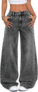 Women's <b>Boot</b> Cut Cotton Jeans Metallic Denim Rhinestone Coated Black Evening Party Fashion Forward - Product Image 3