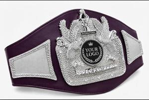 Premium Diecast Championship Title <b>Belt</b> Custom Leather <b>Wrestling</b> Jiu-Jitsu Karate Trophy Personalized Team Logo Sports Winner - Product Image 2