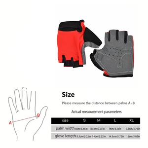 Guantes de Ciclismo de Medio Dedo de Alta Calidad para Motociclistas, Conducción de Autobuses y Sillas de Ruedas, Guantes de Cuero para Bicicleta - Product Image 3
