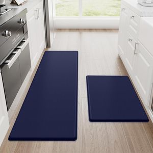 2 Tappeti da Cucina Antifatica, Tappetini Ammortizzati Antiscivolo per Scrivania, Tappetino Impermeabile per Pavimento della Cucina - Product Image 1