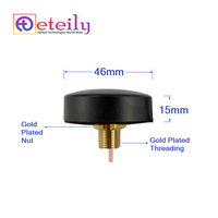 Antenne GPS+4G combinée de haute qualité et durable à fixation par vis avec câble RG174 + 2 connecteurs mâles SMA (46 mm) pour montage extérieur
