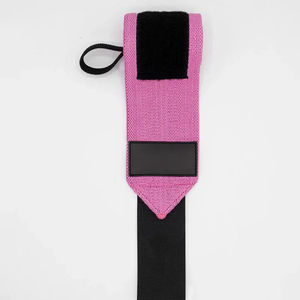 Sangles de musculation unisexes flexibles avec logo personnalisé 2026 pour la musculation et la protection des poignets, bandes de soutien en coton, support OEM - Product Image 2