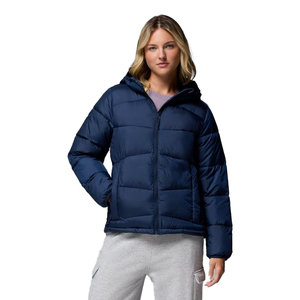 Women's Winter <b>Long</b> Sleeve Baggy Short Cotton <b>Coats</b> With Pockets Zipper <b>Puffer</b> Jacket - Product Image 1