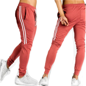 Top quality Factory wear 100% cotton Spandex Drawstring hot selling Waist <b>Slim</b> Fit Sports <b>Jogger</b> Pants for Men - Product Image 6