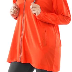 Veste de course pour femmes, couleur rouge, coupe-vent léger et respirant pour la course à pied, l'entraînement physique, le jogging en plein air - Product Image 6