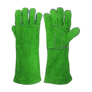 ถุงมือเชื่อมหนังวัวแท้เกรดพรีเมียม ดีไซน์ใหม่ ทนไฟ ทนทาน สำหรับงานอุตสาหกรรม ป้องกันการสั่นสะเทือน - Product Image 3