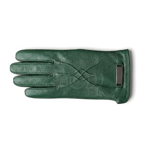 Gants d'hiver en cuir pour homme, best-seller, en cuir véritable souple, compatibles écran tactile, doublure en laine, durables, confortables, coupe élégante - Product Image 3