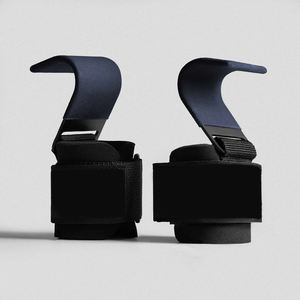 High Quality Neoprene Soft Heavy Duty <b>Weight</b> Lifting Hooks-Best Weightlifting Strap Hooks for Gym <b>Training</b> Workout Wholesale - Product Image 2