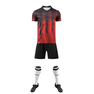 Uniforme de football personnalisable de haute qualité, uniforme de football à manches courtes pour adultes - Nouveauté, haute qualité, respirant - Product Image 3