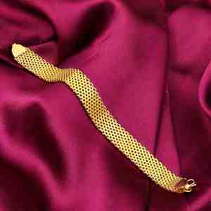 Pulsera de Eslabones Múltiples de Latón Chapado en Oro de 14K, 18K, 24K al por Mayor, Joyería de Moda para Hombre con Cierre de Gancho en S - Product Image 1