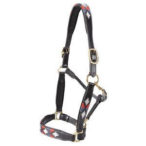 Cabestro de polo personalizado tejido a mano, de cuero genuino acolchado y ajustable, con herrajes de latón, para caballos de estilo western. - Product Image 5