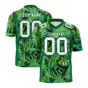 Nouveau design, meilleure qualité, maillot de football américain respirant à manches courtes, personnalisable, léger. - Product Image 1
