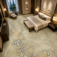 Tapis Axminster sur mesure, fabriqué à la machine, 80% laine, 20% nylon, style traditionnel pour les chambres d'hôtel et les sols résidentiels