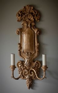 Statement Venetian Baroque Luxury <b>Wall</b> <b>Sconce</b> Decorative <b>Wall</b> <b>Light</b> with Elaborate Ornamental Mirror Detailing, Decorative Brass - Product Image 1