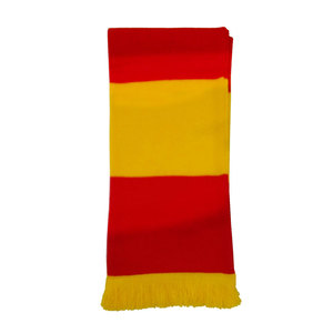 Bufanda de punto acrílica 100% personalizada unisex, a prueba de viento, al por mayor, nuevo diseño en colores del equipo, bufanda de punto jacquard estilo streetwear para aficionados. - Product Image 3