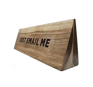 Handcrafted Wooden Desk <b>Name</b> <b>Plate</b> for Professional Workspaces Featuring Elegant Personalized Design - Product Image 3