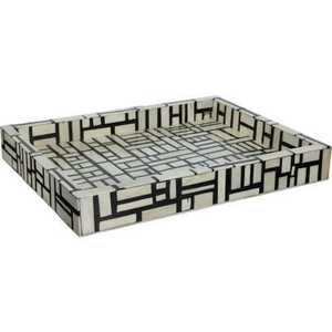 Export Quality Handmade Bone Inlay Wooden <b>Tray</b> for Serving Snacks Drinks Decorative Luxury Home Accessory Available For Sale - Product Image 2