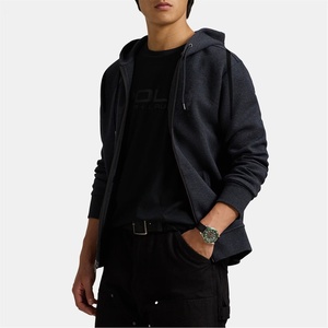 เสื้อฮู้ดซิปแบบยูนิเซ็กซ์ พิมพ์โลโก้ได้ ผ้าฝ้ายเฟรนช์เทอร์รี่ 100% สีพื้น สวมใส่สบายๆ สำหรับฤดูใบไม้ร่วง - Product Image 3