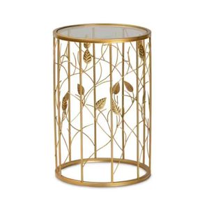 Mesa de Centro Moderna con Estructura Metálica Resistente y Acabado Protector con Recubrimiento en Polvo para Decoración del Hogar - Product Image 1