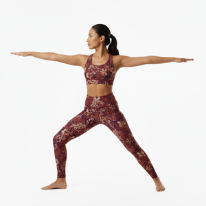 Conjunto Deportivo de Alta Calidad para Mujer, 2 Piezas, Leggings y Bra Deportivo Transpirables, para Yoga, Gimnasio, Entrenamiento, Tallas Grandes - Product Image 3