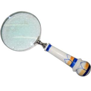 Design antique de haute qualité en gros Vintage Look oeil verre métal indien artisanat loupe Bronze couleur nouveau Design 2025 - Product Image 1