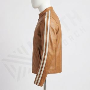 Chaqueta de Motociclista de Cuero Genuino para Hombre de la Mejor Calidad, Nueva Colección de Invierno, Chaquetas de Motocicleta con Protecciones Desmontables Personalizadas - Product Image 3