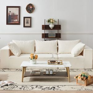 Rectangular Metal Frame Coffee Table for Living Room Open Space Center and <b>Side</b> Tables - Product Image 4