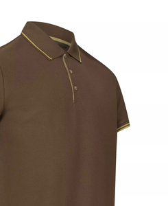 Polo léger en piqué de coton uni à manches courtes pour homme – Coupe décontractée, respirant, tricoté, design simple 2026 - Product Image 5