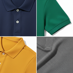 Polo en coton 100% de haute qualité, personnalisable, taille XL, manches courtes, styles décontractés, polos originaux colorés, vente en gros - Product Image 5