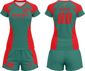 Uniforme de Voleibol SpikeStorm Pro, Kit de Voleibol AeroSpike Elite, ThunderHit Premium, 100% Poliéster, Sublimado, Completo - Product Image 1