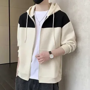 Sudaderas con capucha y cremallera de nuevo estilo para hombre, chaquetas transpirables de invierno, sudaderas con capucha bordadas y estampadas personalizadas para hombre - Product Image 4