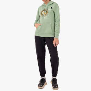 Nouveau sweat à capuche zippé personnalisé imprimé et teint pour femme, style vintage, coupe oversize, en coton, décontracté, hiver, respirant, écologique - Product Image 2