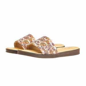 Sandalias de tacón softy CL7191 informales doradas - Product Image 3