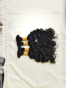Extensiones de Cabello Natural Remy de un Solo Donante de Tamil Nadu, India, Textura Natural, Color Natural, Venta al por Mayor, Grado Superior, 100% Remy, Doble Trama a Máquina - Product Image 4