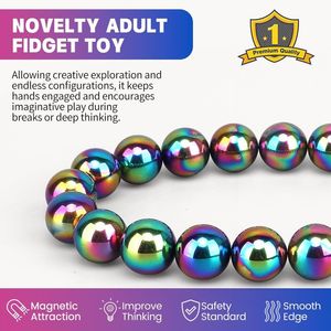 Juguete Magnético Antiestrés para Adultos, Rodillo de Mano con Masilla de Ferrita Magnética, Decoraciones Magnéticas para Escritorio de Oficina - Product Image 2