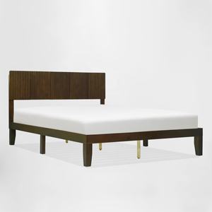 Base de Cama de Madera Maciza de Acacia, Diseño Minimalista, Fabricación Directa de Fábrica OEM/ODM, Cama de Plataforma de Madera, Tamaño Queen, Hecho en Vietnam - Product Image 2